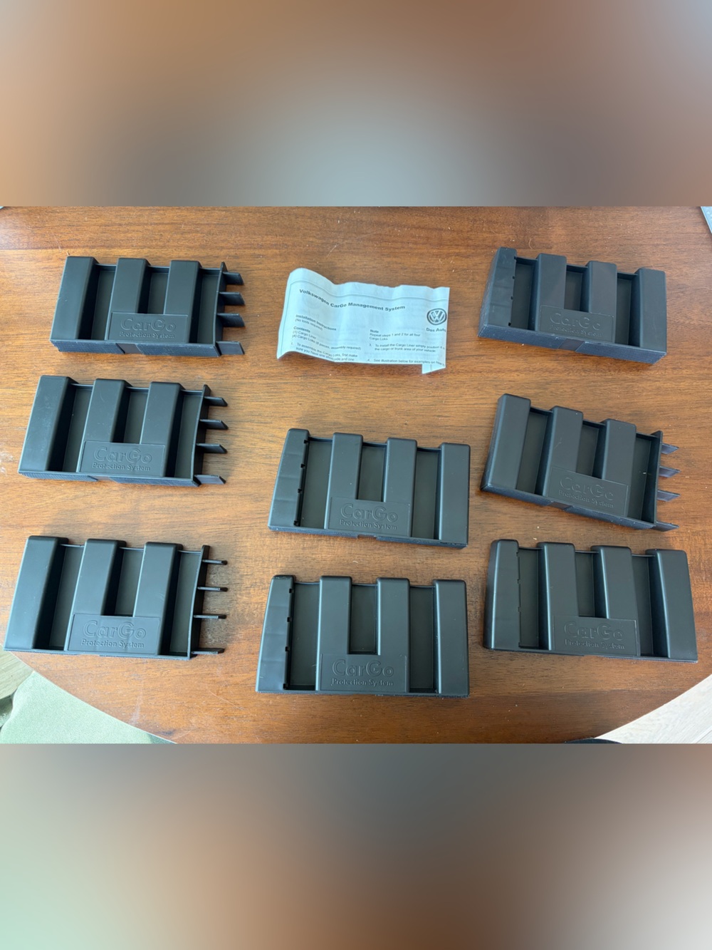 VW Volkswagen CarGo Management System – OEM Trunk Organizer Blocks, Complete Set